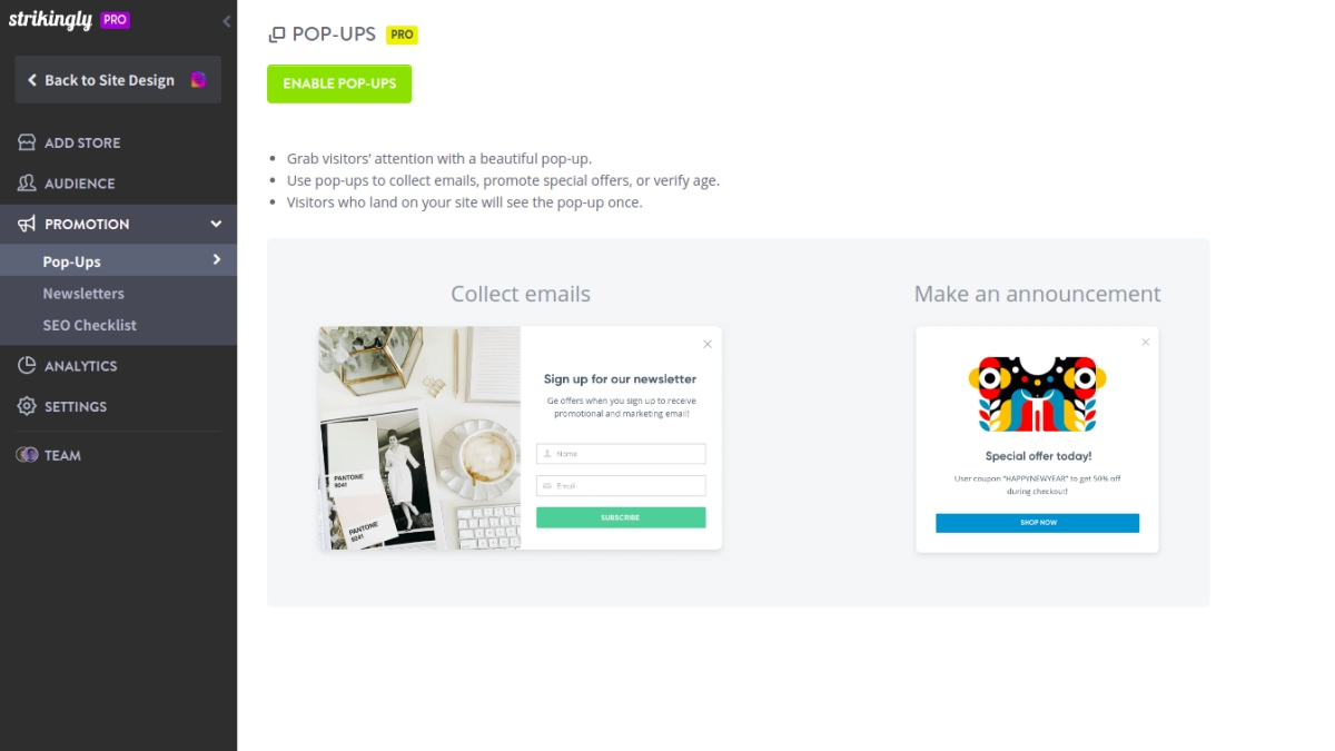 enable pop up enable pop up